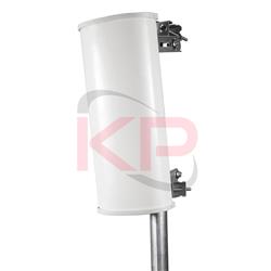 Picture of 2 GHz 15 dBi Dual Pol ±45 Degrees Slant 60 Degree 17 Inch Tall Sector Antenna (Cables Included)