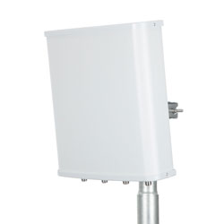 Picture of 1.71 to 2.7 GHz, 3.3 to 3.6 GHz, 4-port WISP Panel Antenna, 13 and 14 dBi, 33-degree, 4 N-type female, +/- 45 dual Polarization