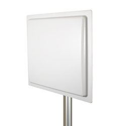 Picture of 2.4 GHz to 2.5 GHz + 3.45 GHz to 3.8 GHz, 15 to 18 dBi gain, 4x4 MIMO Flat Panel Antenna, X-pol Dual Band, 4 x N Female Connectors