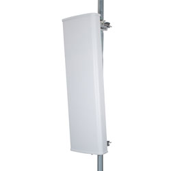 Picture of 2.3 to 2.7 GHz, 4.9 to 6.4 GHz, 4-port WISP Sector Antenna, 16 and 19 dBi, 65-degree, 2 x 2 N-type female, +/- 45 dual Polarization