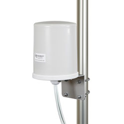 Picture of 2.4 GHz to 2.5 GHz + 5.1 GHz to 7.2 GHz, 6 dBi, 4x4 MIMO Omni Antenna, 4 port RG58 pigtail with N Male Connector