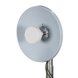 Picture of 3300-4200 MHz, 1-Foot, 18 dBi, Parabolic Dish Antenna, Vertical/Horizontal Polarized, 2 x N-Type Female Connectors