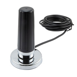 617-7125 MHz, 2-5 dBi Gain, Omni-directional Antenna with Magnetic NMO Mount, SMA-Male Connector
