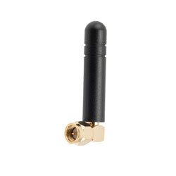 Picture of 2.4 GHz to 2.5 GHz Stubby Antenna, Monopole, 90-degree angle, SMA Male Connector, 2 dBi Gain