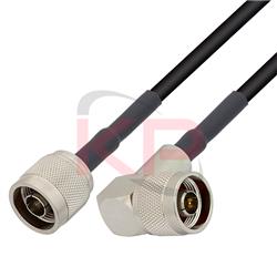Picture of N-Male to Right Angle N-Male LMR 195 Cable 24 Inch
