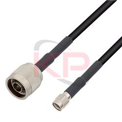 Picture of Reverse Polarity SMA to N-Male LMR 195 Cable 36 Inch