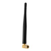 Picture of 2.4 GHz to 5.85 GHz Dual Band Antenna, Monopole, 90-degree angle, RP SMA Male Connector, 1.2 and 4.26 dBi Gain