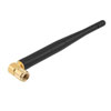 Picture of 2.4 GHz to 5.85 GHz Dual Band Antenna, Monopole, 90-degree angle, RP SMA Male Connector, 1.2 and 4.26 dBi Gain