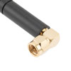 Picture of 2.4 GHz to 2.5 GHz Stubby Antenna, Monopole, 90-degree angle, SMA Male Connector, 2 dBi Gain