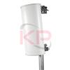 Picture of 2 GHz 15 dBi Dual Pol ±45 Degrees Slant 60 Degree 17 Inch Tall Sector Antenna (Cables Included)