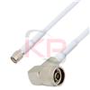 Picture of Reverse Polarity SMA to Right Angle N-Male LMR 195 Cable 6 Inch (2 Pack)