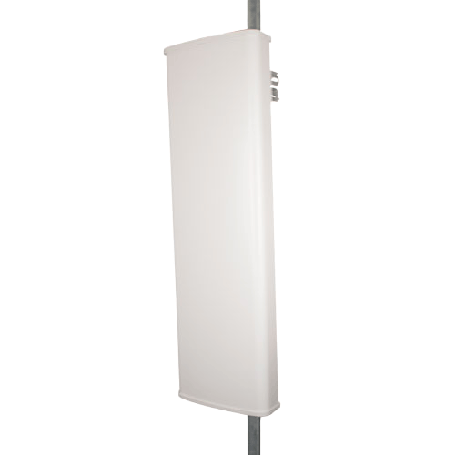 High-Performance 6GHz Sector Antenna: 2.3GHz to 2.7GHz + 4.9GHz to 6.4GHz, 4-port Sector Antenna, 65-Degree, +/-45 Dual Pol, Type N Female Type N Female Connector.
