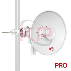 4.9 GHz to 6.4 GHz, 1-Foot Parabolic Dish Antenna with Mimosa C5C Quick Attach