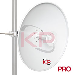 4.9 GHz to 6.4 GHz, 2-Foot Parabolic Dish Antenna with N-Type connectors